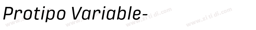 Protipo Variable字体转换